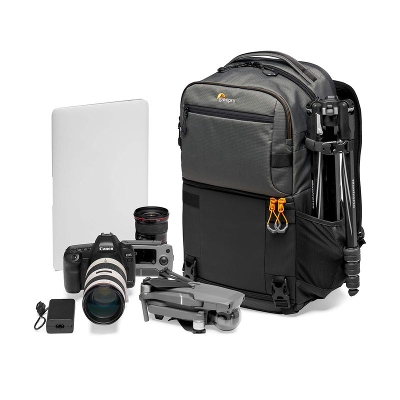 Lowepro Grey Fast 250 AW III Mirrorless DSLR Camera Backpack with QuickDoor Access, 13 Inch Laptop Compartment - Image 2